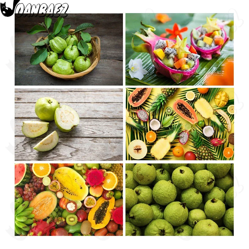 

Delicious Fruit Assorted Diamond Painting 5Ddiy Dragon Fruit Papaya Melon Wall Art Mosaic Diamond Embroidery Room Decoration