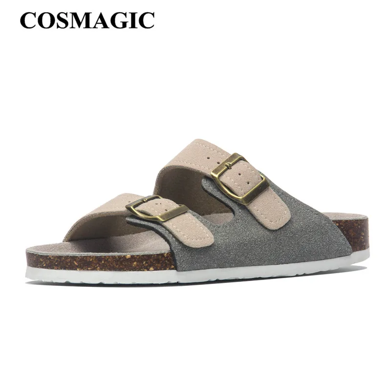 Женские летние пробковые шлепанцы COSMAGIC 2021 повседневные пляжные Нескользящие