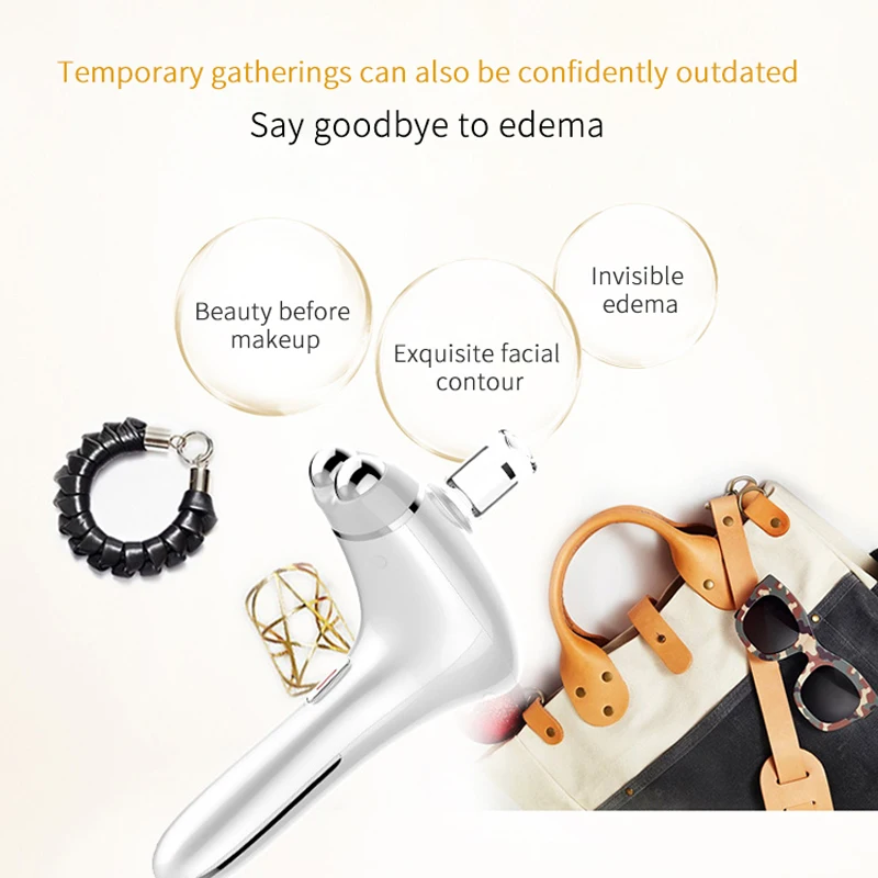 Массажер для лица радиочастотный нано увлажняющий уход за кожей Ион +/