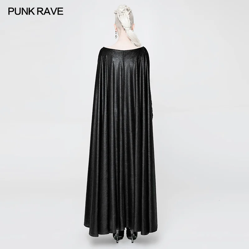 Женское платье в стиле панк-рейва Готическая куртка с накидкой винтажные