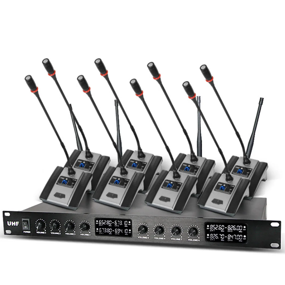 Профессиональный беспроводной микрофон конденсаторный для конференций речи