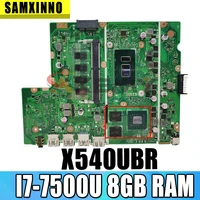 akemy x540ubr notebook mainboard for asus x540ub x540ubr x540uv laptop motherboard mainboard i7 7500u 8gb ram v2g tested 100 ok