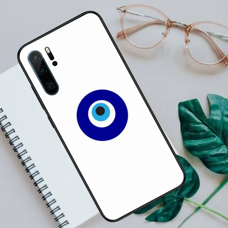 

Evil Eye Illustrations aesthetics Phone Case For Huawei honor Mate P 10 20 30 40 Pro 10i 9 10 20 8 x Lite funda coque