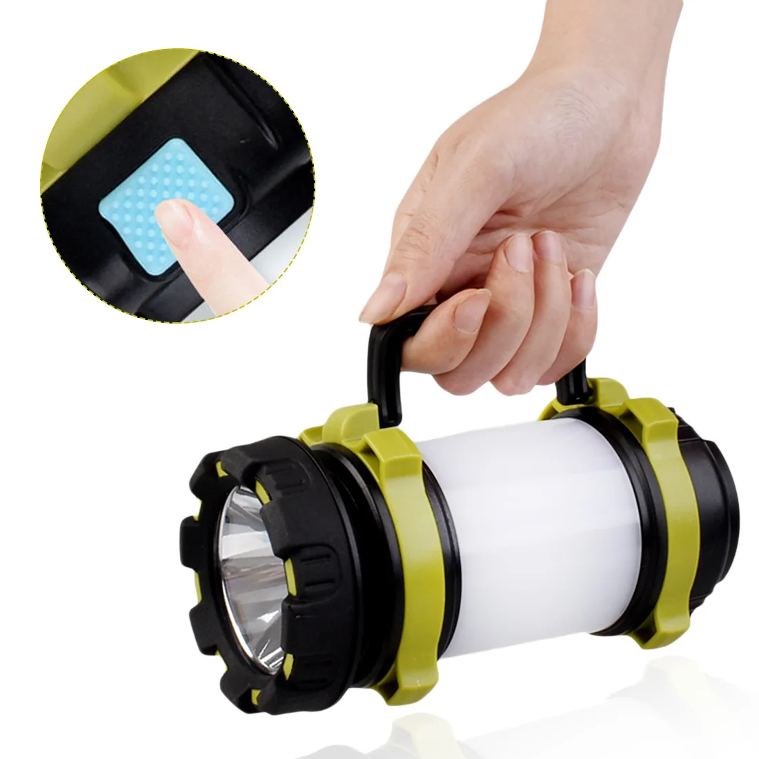 

Camping light LED camping light USB rechargeable flashlight dimmable reflector lamp work light headlight waterproof emergency fl