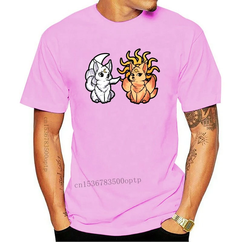 

New Day And Night Foxes T Shirt Tee Shirt Customized Funny Casual Summer Letters Fit O-Neck Slim Shirt