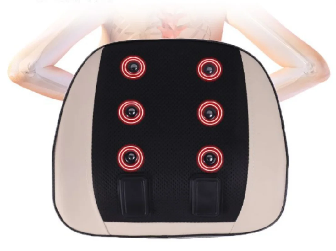 Электрический массажер для талии инструмент защиты с подогревом и импульсной