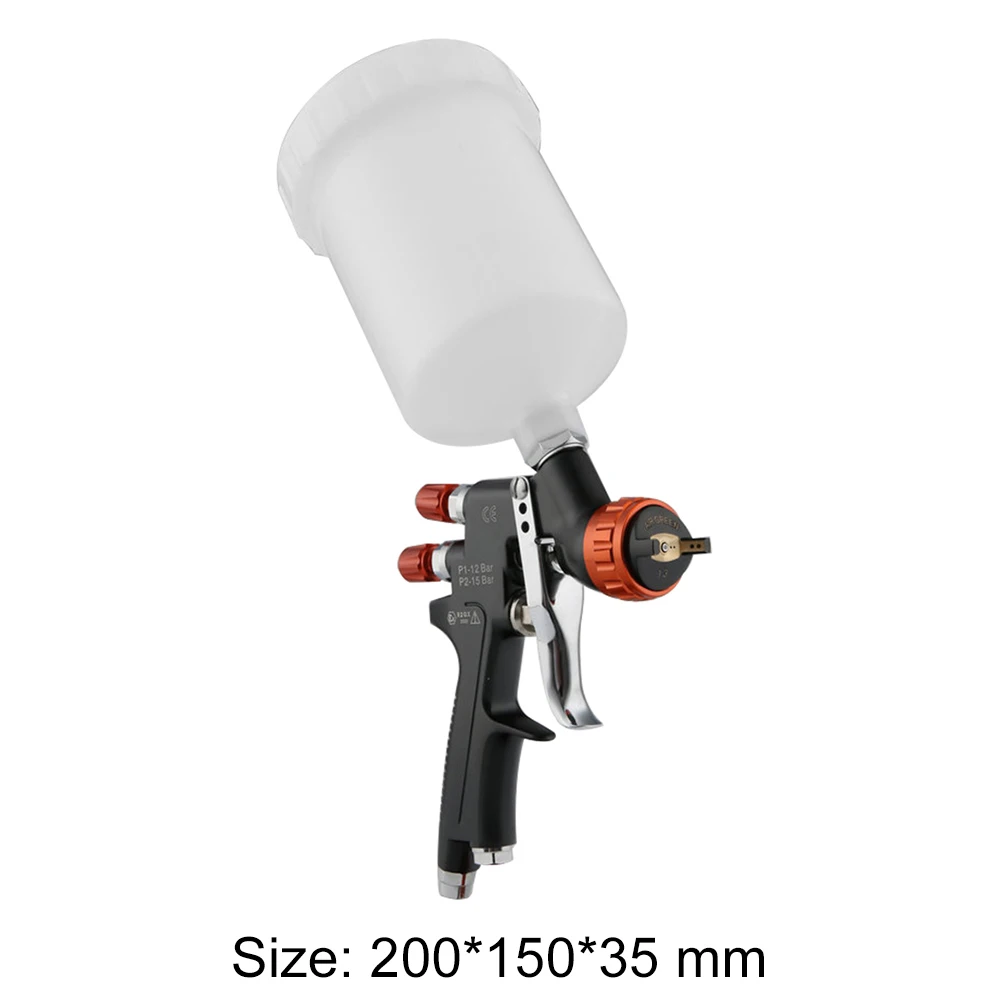 

Car Paint Sprayer HVLP High Atomization Spray Gun Gravity Coating Airbrush Auto Aluminum Alloy Anodized Coating Airbrush