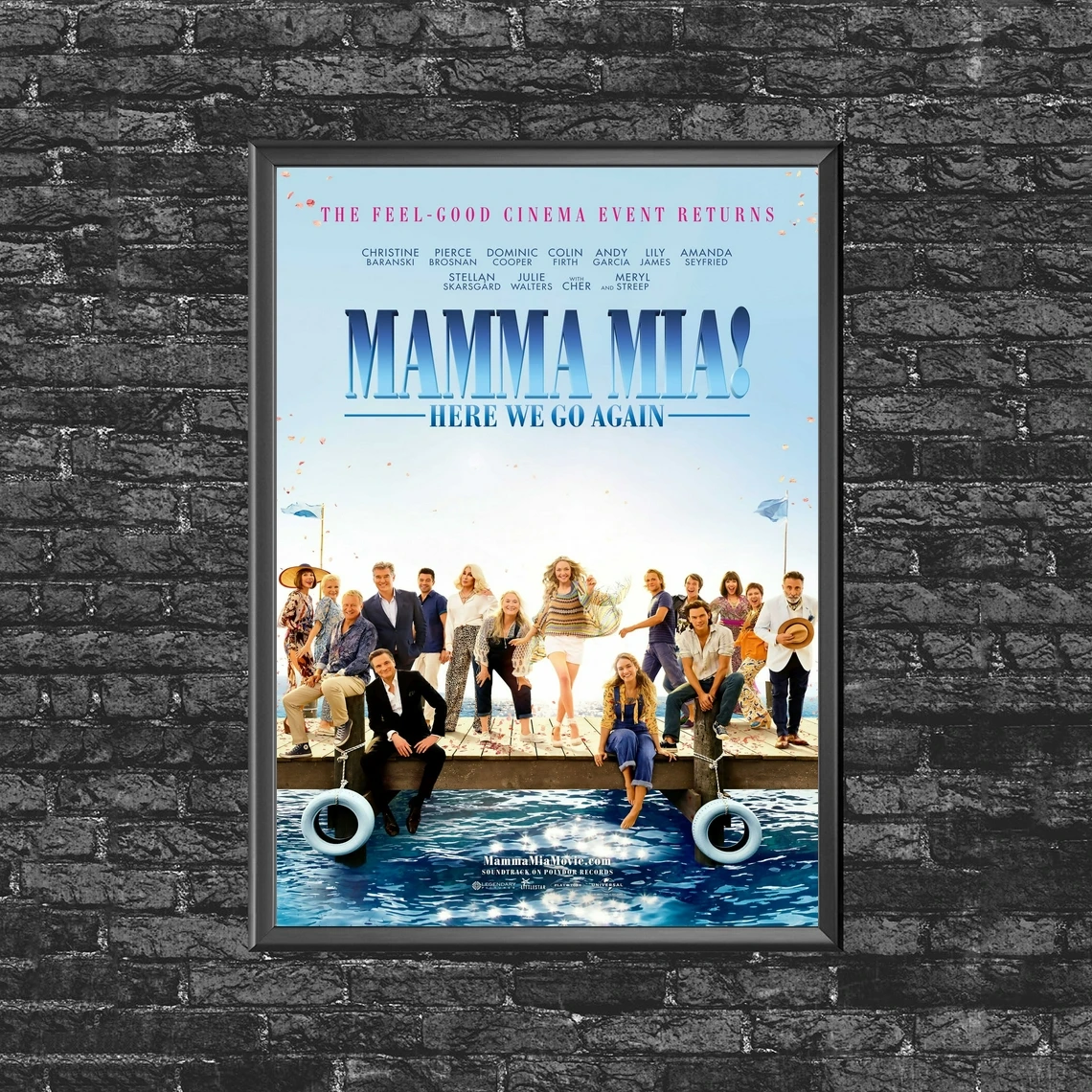 Mamma Mia Here We Go Again постер фильма настенная живопись украшение дома (без рамки)