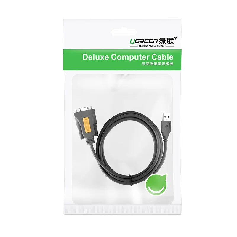 Кабель адаптер Ugreen с USB на RS232 COM Port Serial DB9 Pin PL2303 для Windows USBOUTRS232COM|Кабели USB| |