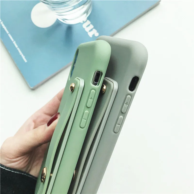 For Huawei Y9 Prime 2019 Candy Hand Band Wrist Strap Cases Mate 10 20 30 Lite Nova 5 5i Pro P Smart Plus Cover | Мобильные телефоны