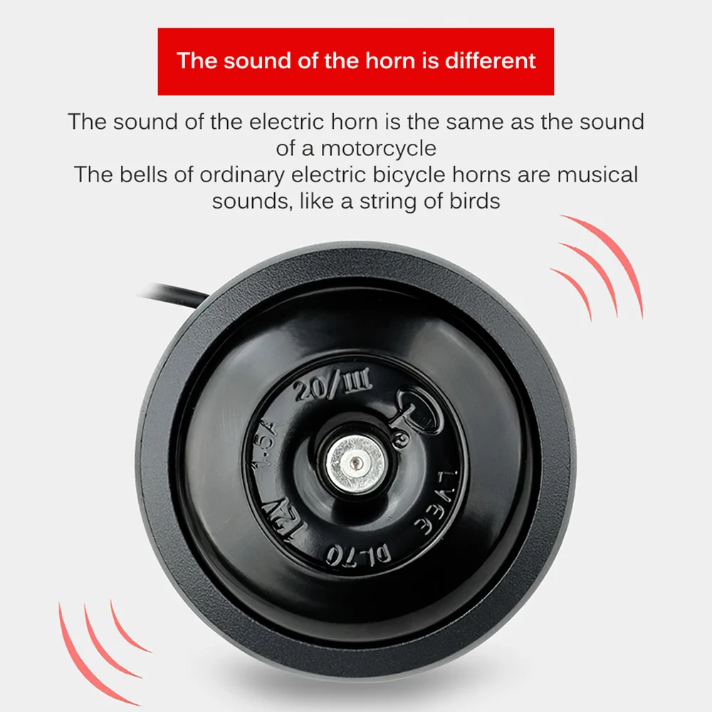 

Electronic Horn Bicycle Wireless Charging Horn USB Charging Electric Alarm Loud Sound Electronic Speaker Remote Control Alarm