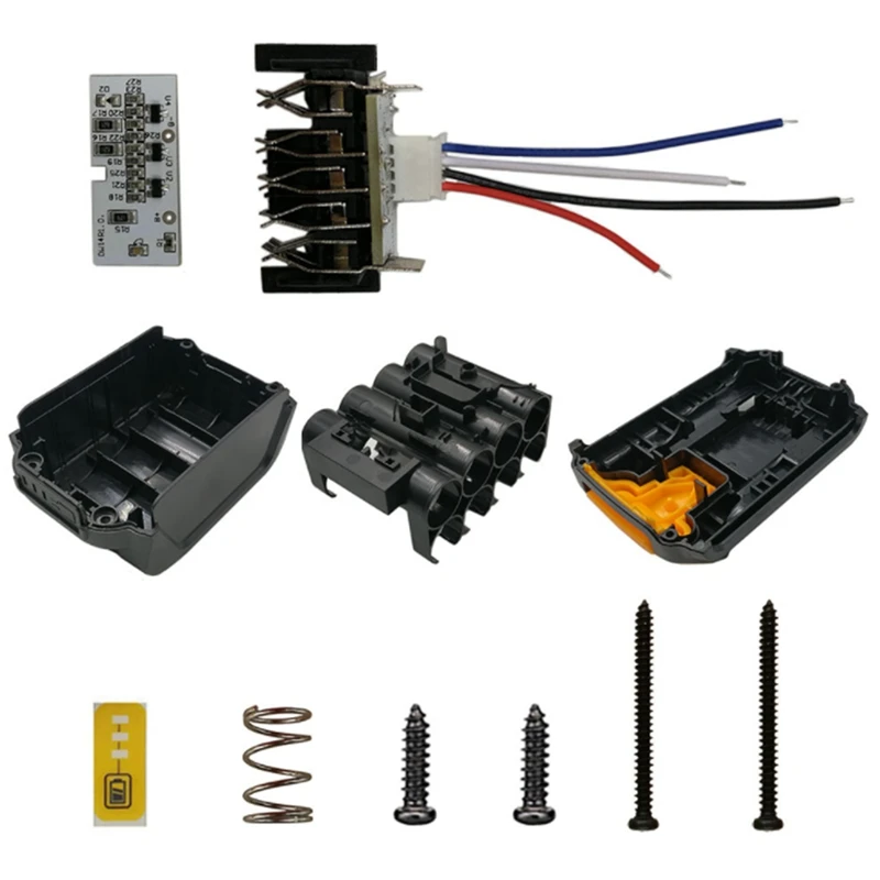 

for DCB140 Battery Plastic Case (No Battery Cell ) PCB Circuit Board LED for Dewalt 14.4V 3.0Ah 4.0Ah DCB140 Battery
