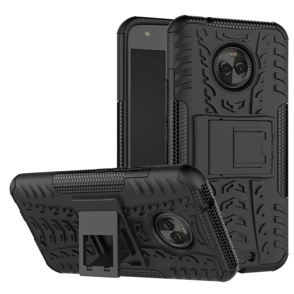 Защитный чехол для Moto X4 C G4 G5 G6 Plus Z Z2 E4 Play 2018 противоударный жесткий резиновый