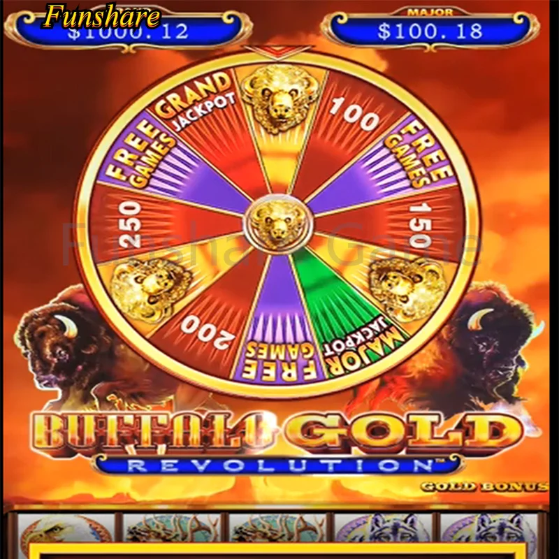 Вертикальный игровой автомат Buffalo Gold с сенсорным экраном для казино | Спорт и
