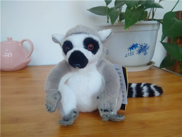 Оригинальный Lemur моделирование в виде животного мягкая набивная плюшевая