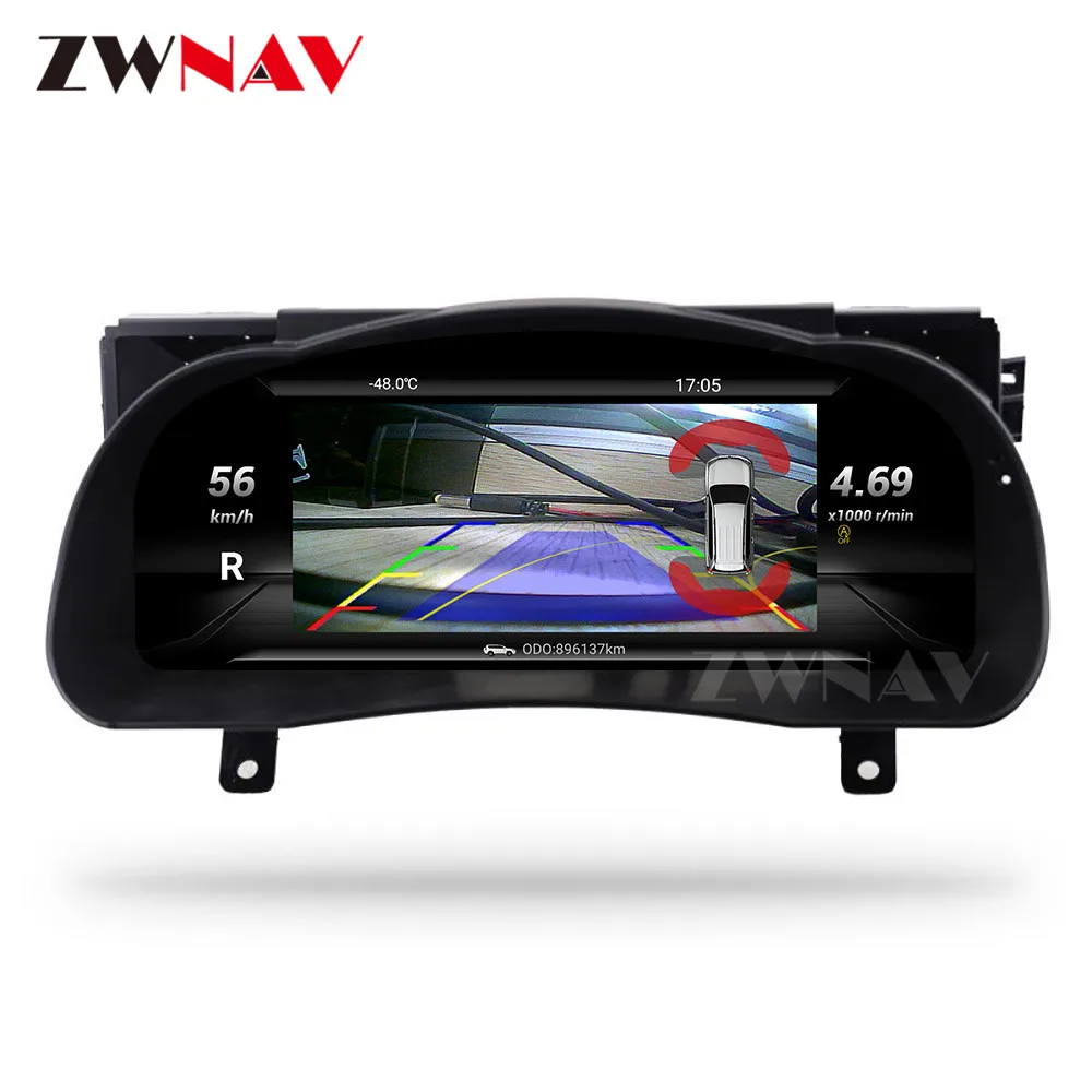 12 3 &quotЖК-дисплей Android 9 автомобильный приборной панели дисплей GPS навигатор для