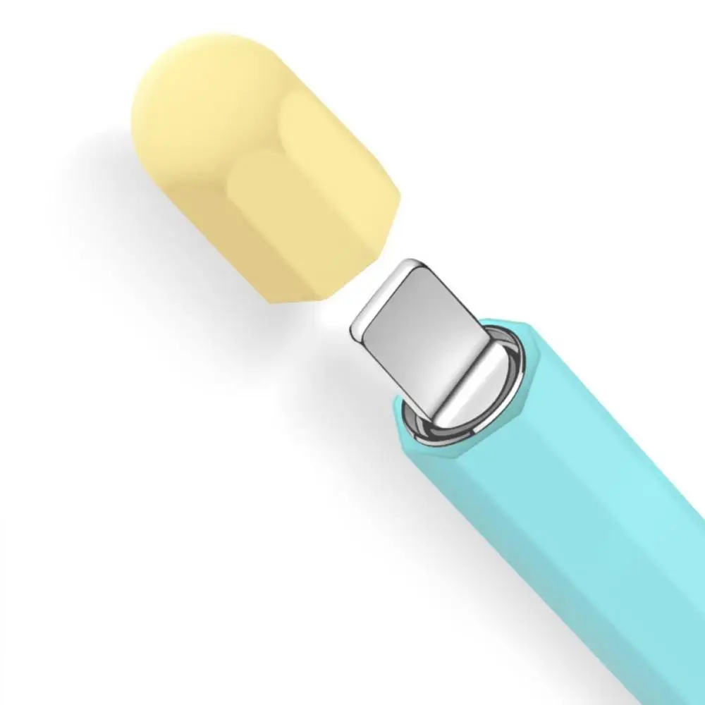 

For Apple Pencil 2nd Generation Soft Silicone Case For iPad Pencil Silicone Capacitive Stylus Pen Case Protective Sleeve Cap