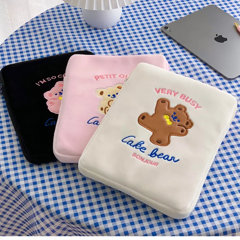 Tablet case cute for apple pro 11 air4 10.9 10.8 air3 10.5 10.2 air1/2 9.7 inch for surface go2 ipad protective inner sleeve bag