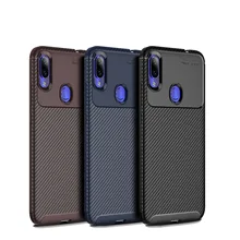 Новый чехол Redmi Note7 Beetle из углеродного волокна Tpu 7A Y3 Матовая