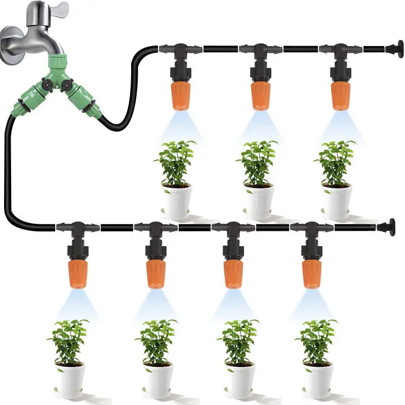 

Farm Irrigation Equipment 5m Atomizer System Universal Interface Garden Gardening Greening Watering Tool Hose Cool Down G414