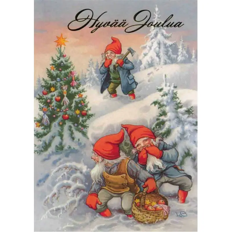 

Полноразмерная/круглая алмазная живопись, мультяшный карлик, Снежная сцена, 5D «сделай сам», алмазная вышивка, снежный карлик, декоративная ...