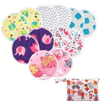 asenappy super absorbency bamboo nursing pads mum use with small waterproof washable feeding pad reusable breast pads