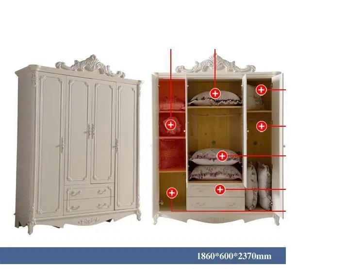 Madera деревянный шкаф Range Vetement для хранения кварто Европейский шкаф Mueble De Dormitorio мебель для спальни шкаф