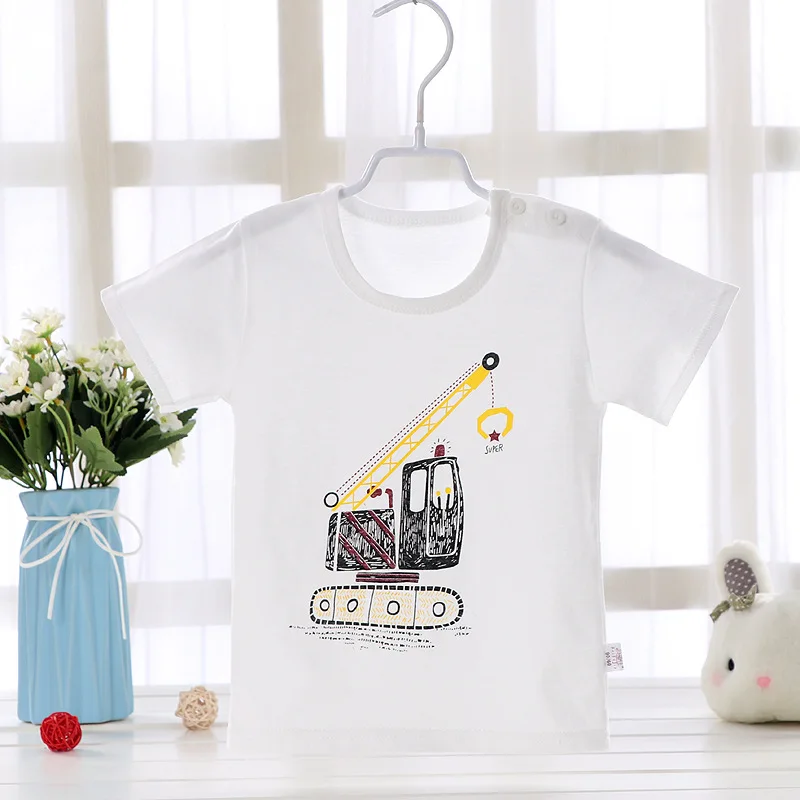 

Hot Sale summer t shirt toddler kids boys girls top children clothes Fashion print cartoon pajamas clothing short sleeve t-shirt