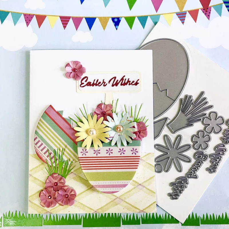 Вырубные штампы Пасхальный набор фотобумага необычное создание штампов DIY