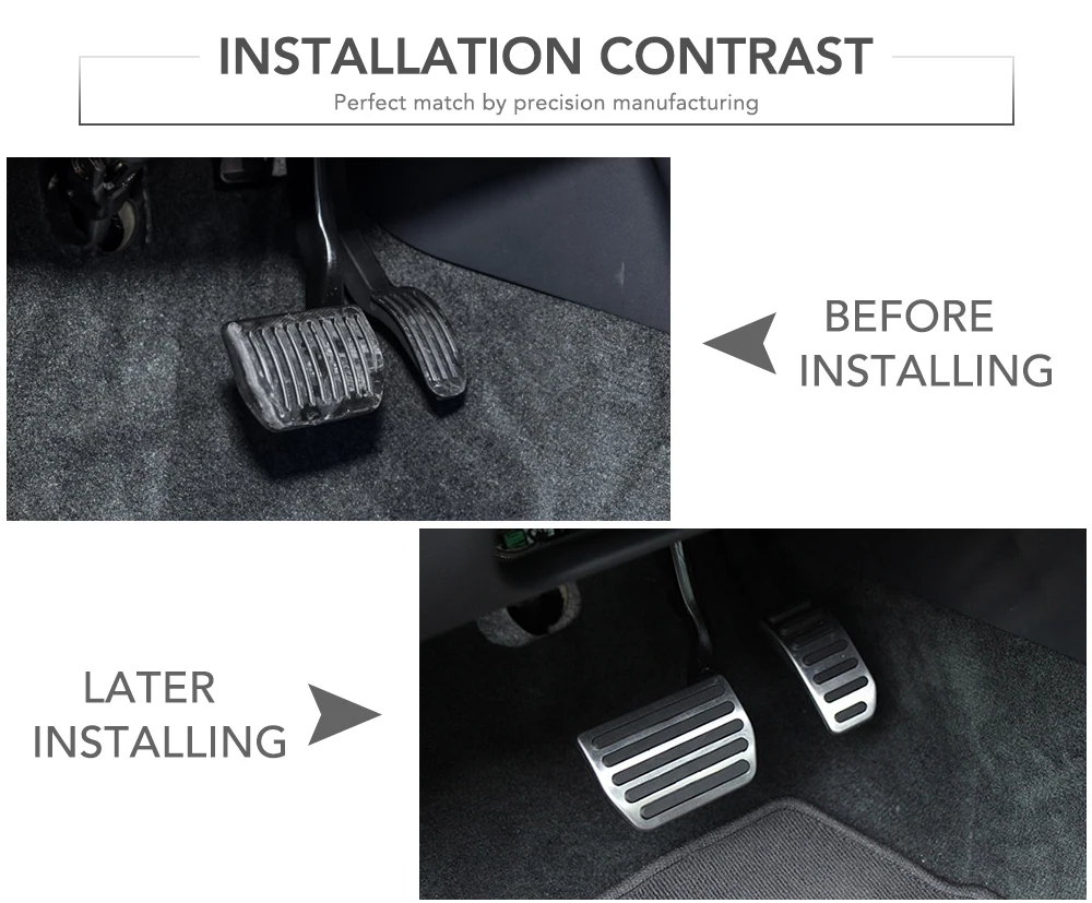 Подставка для ног из нержавеющей стали комплект педалей газового тормоза Volvo S60