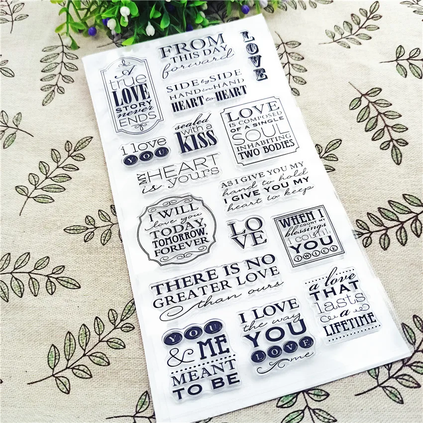 Штамп алфавитный прозрачный/силиконовый валик для запечатывания 11 х20 см | Дом и