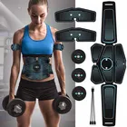 Электрический стимулятор мышц, электростимулятор, тренажер для фитнеса, для похудения и сжигания жира, тренажер для брюшного пресса, тренажер для массажа