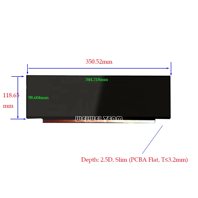 14 Inch 4k 3840*1100 Stretched Bar LCD Screen AIDA64 IPS Advertising Display Driver Board Edp 30 Pins | Мобильные телефоны и