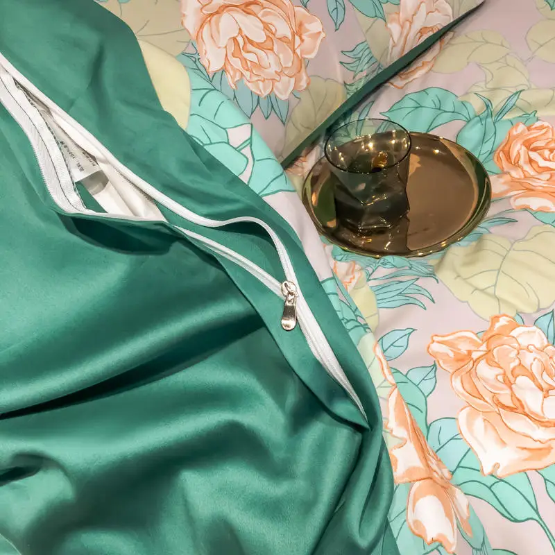 Новый комплект постельного белья королевского размера из 4 предметов мягкий