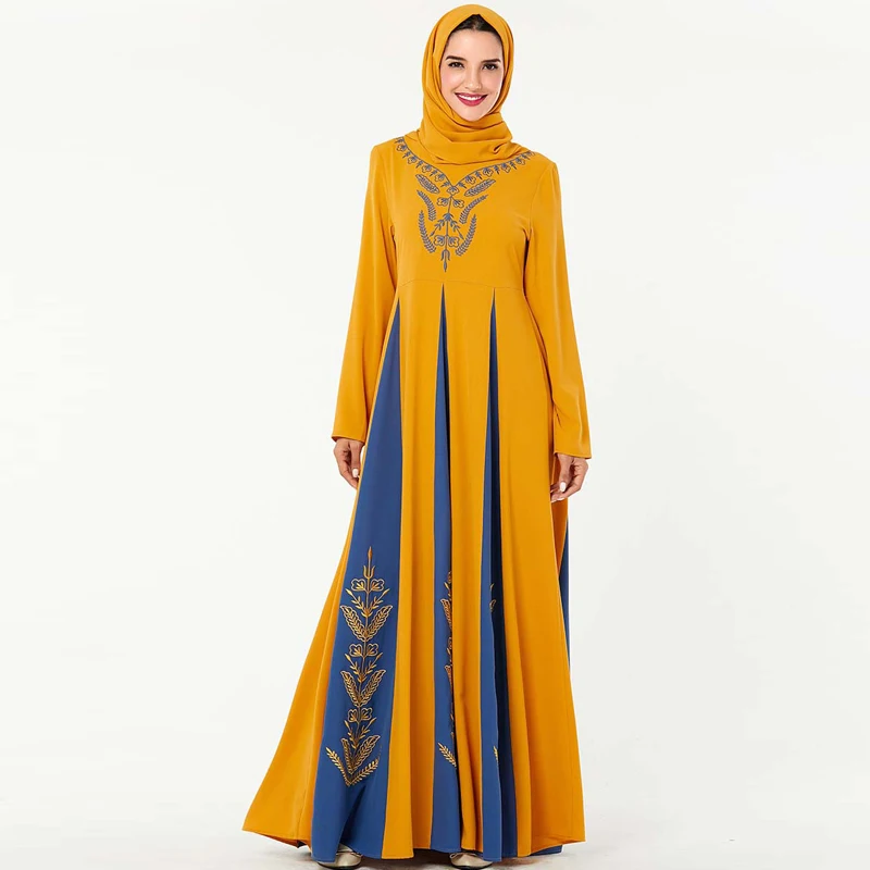 Eid Mubarak Abaya Дубай Турция Hijab мусульманское платье мусульманская одежда Abayas Макси