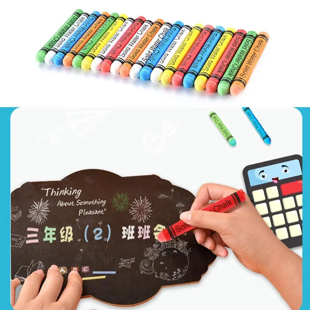 Детская доска для рисования граффити 6 карандашей стационарные учительские