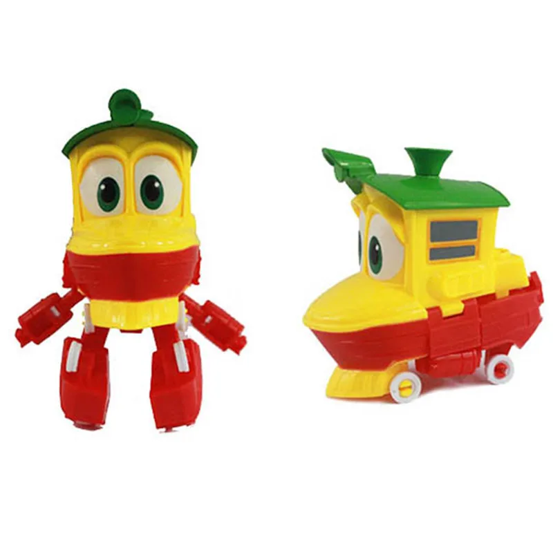 Робот поезда игрушка трансформер Juguetes 11 см ПВХ RT модель Kay Alf фигурка утки Robot Car