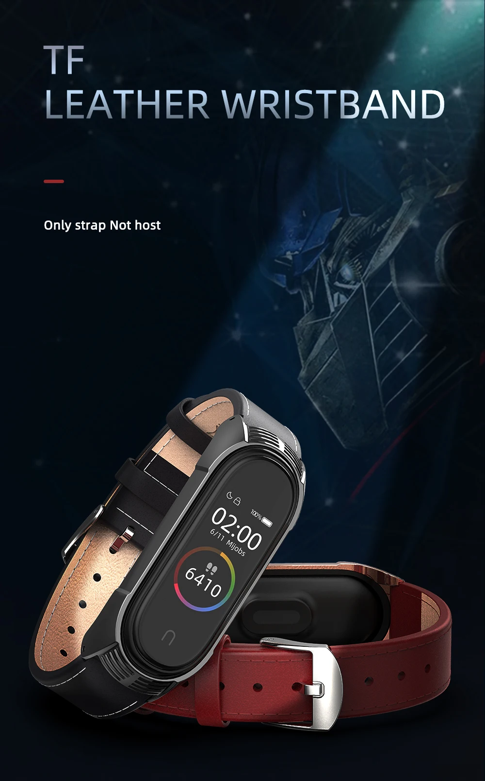 Mi jobs mi Band 4 ремешок из натуральной кожи для Xiaomi mi 4 3 умные наручные часы браслет mi Band 4 браслет NFC аксессуары
