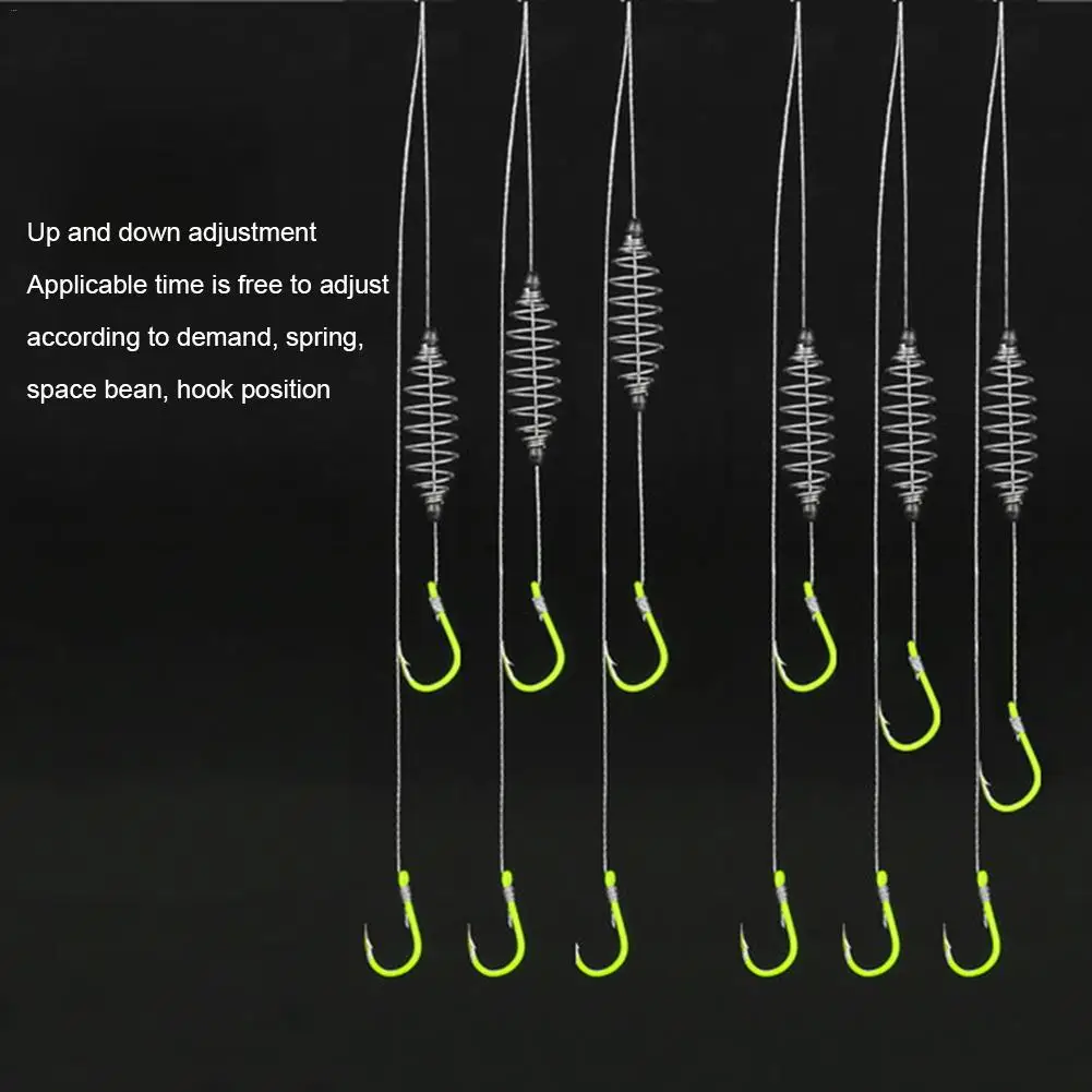 1 шт. специальный рыболовный крючок с эластичной стальной приманкой ручной