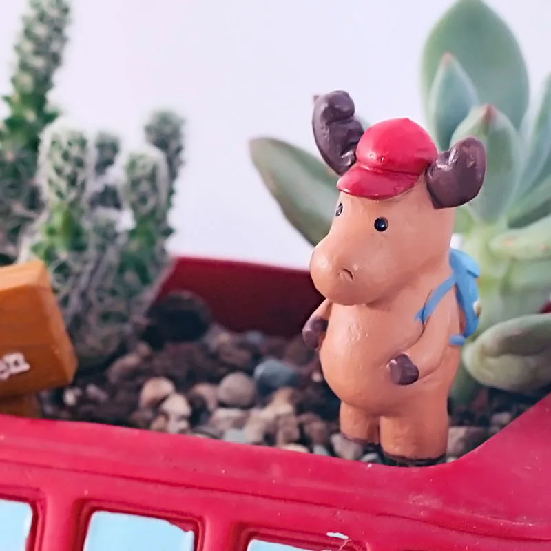 Японские украшения в виде животных Can Love цветок креативный микро ландшафт