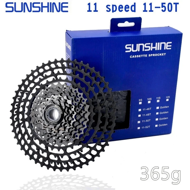 Ультралегкая кассета MTB SLR2 11 скоростей 11-50T с широким отношением CNC 11s для велосипедов горного катания с XX1 gx m9000 весом 365g.