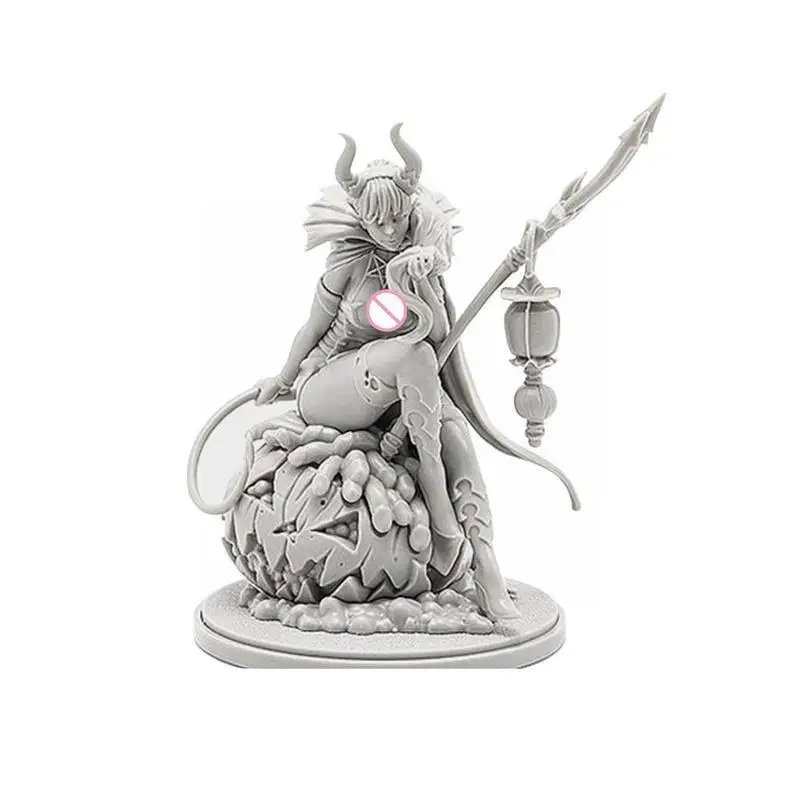 

1/24 Kd Devil Girl Resin Soldier (white Model) A-195 U2o6