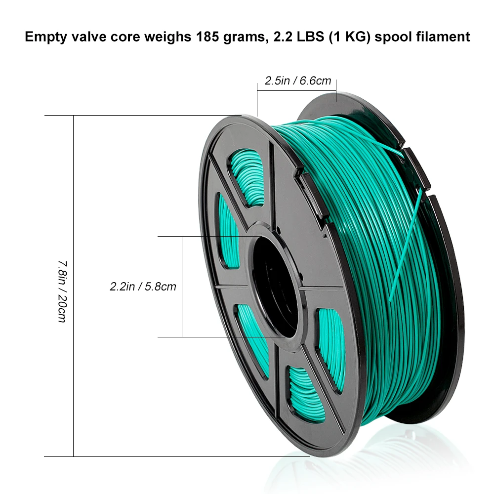 SUNLU PLA plus 1,75 мм 3d печать пластиковые pla нити abs 1 кг для FDM 3d принтера