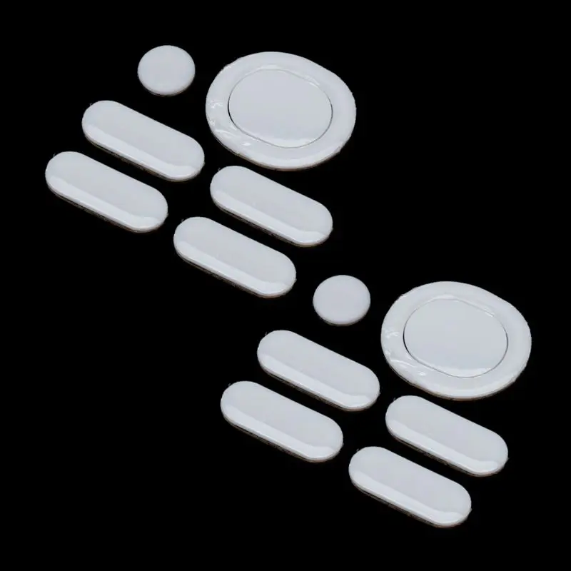 

2 Sets/pack Tiger Gaming Mouse Feet Mouse Skate for logitech G304 G305 Mouse White Mouse Glides Curve Edge P82A