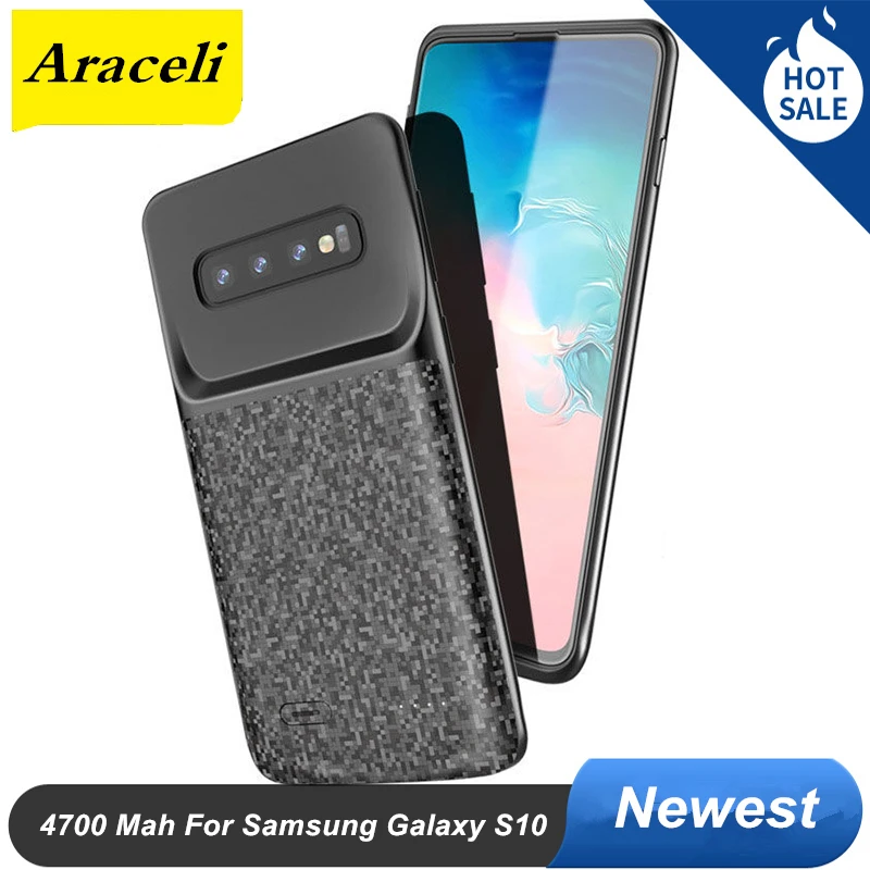 Чехол для Samsung Galaxy S10 чехол аккумулятора зарядное устройство умный внешний