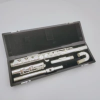 muramatsu alto flute g tune 16 closed hole keys sliver plated professional musical instrument with case free shipping