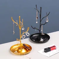 Holder Jewelry Organizer Bracelet Chain Watch Jewelry Organizer Display Tree Shape Earring Necklace Holder Ring Display Stand