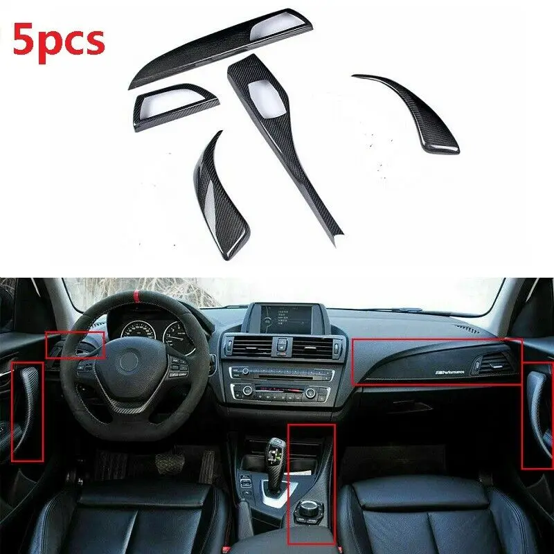

Карбоновая внутренняя отделка молдинговая Крышка для 2012 + BMW F21 F22 118i 220i 2-дверная