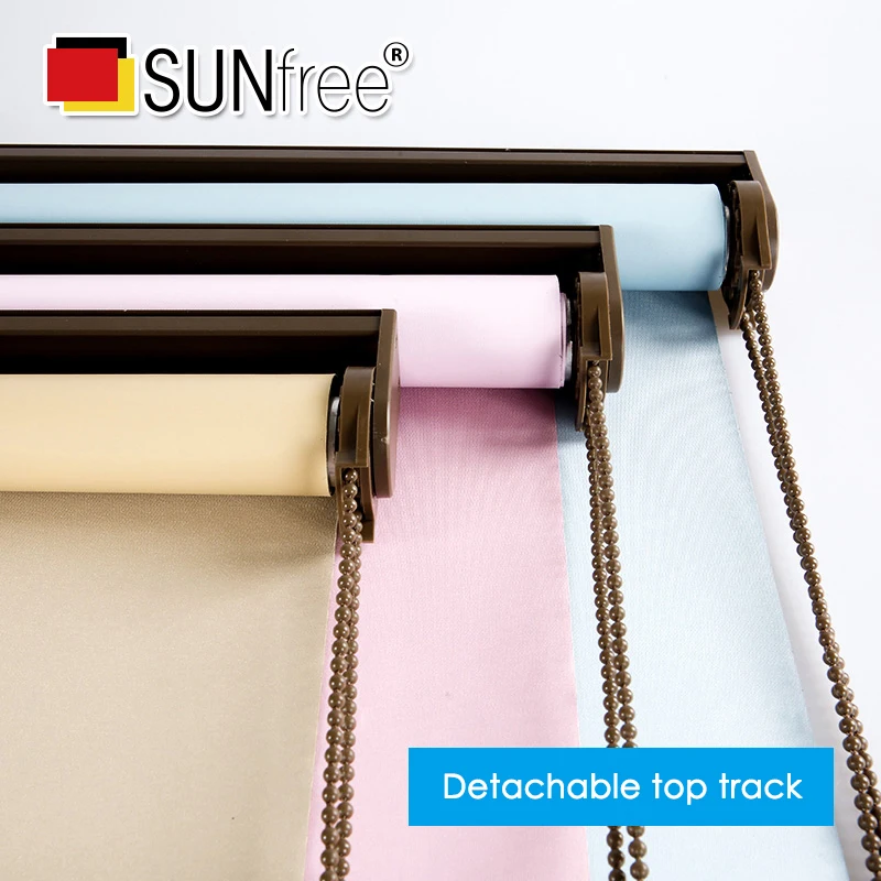 SUNfree Съемная рулонные шторы светильник передачи и ткань для защиты от солнца