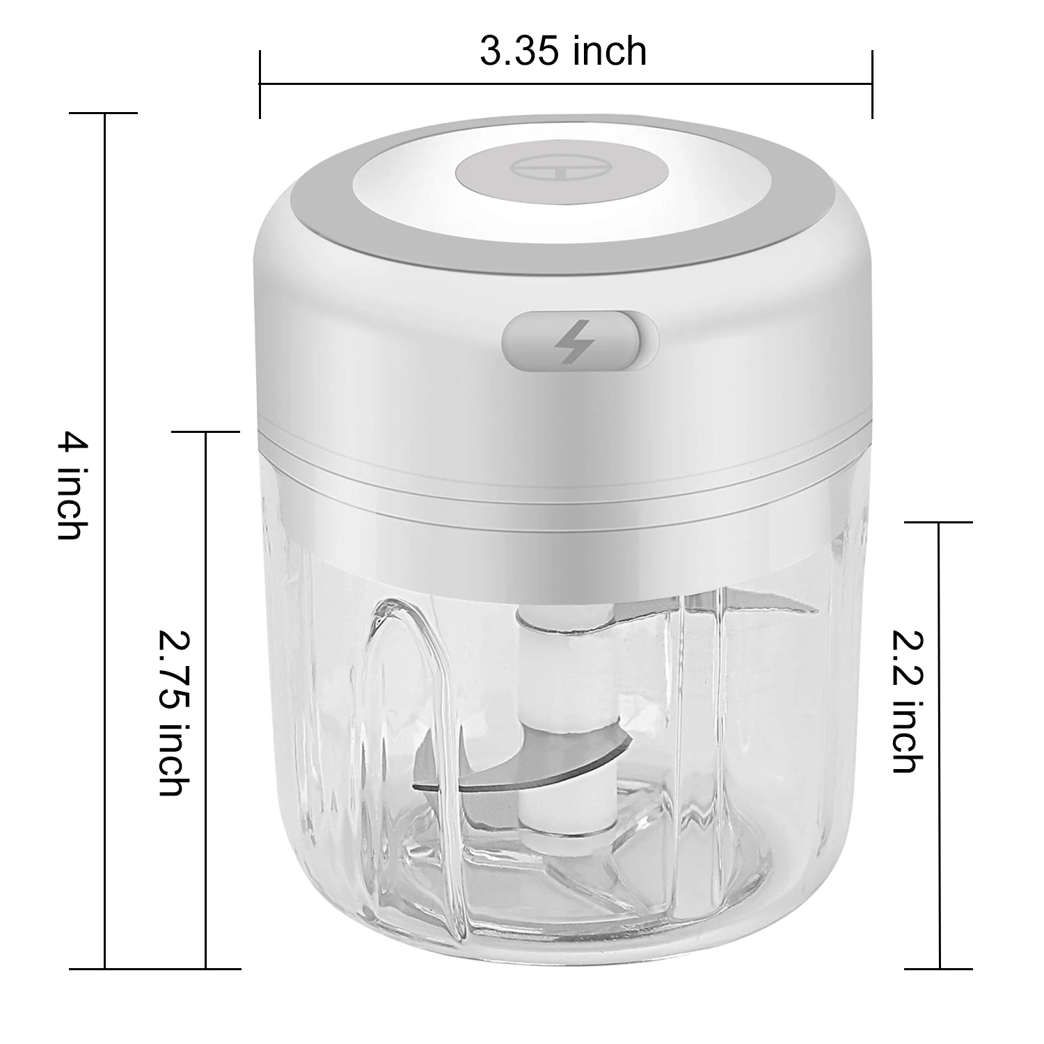 100/250 мл Usb электрическая давилка чеснока чеснок Пресс овощ перец чили мясо